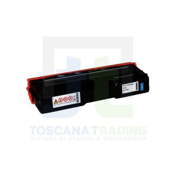 CARTUCCIA TONER ORIGINALE LASER 408353: M C250FWB/P C300W CIANO