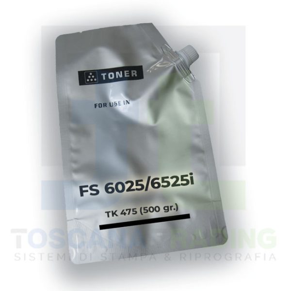 TONER REFILL FS 6025/6525I (TK 475) 500 GR