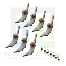 SET UNGHIETTE SEPARATRICI + MOLLE MP 4001/4002 (AE04-4099) 7 PZ