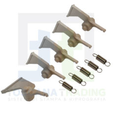 SET UNGHIETTE SEPARATRICI + MOLLE MP 7500 (AE04-4060) 5 PZ.